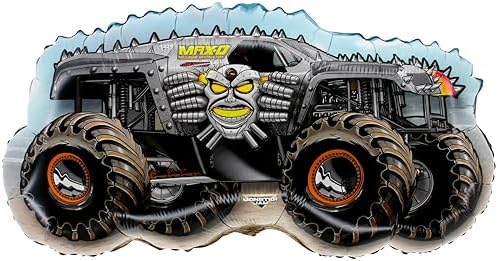 Toyland Pack Of 4 Monster Jam Truck Foil Balloons