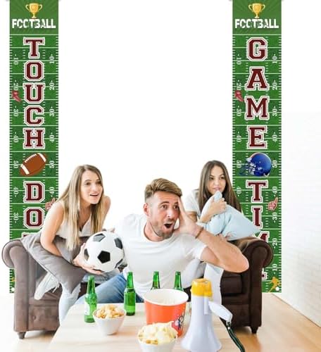 MEHOFOND Football Welcome Banners Game Day Decor
