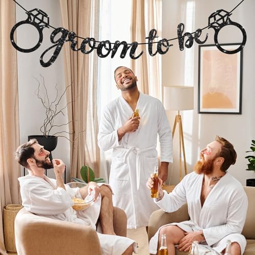 Breling 10ft Groom to Be Banner Garland Decor