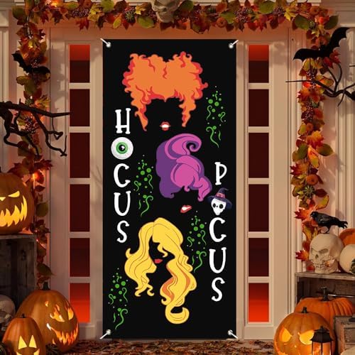 Halloween Hocus Pocus Door Cover Banner 295x71 Inches