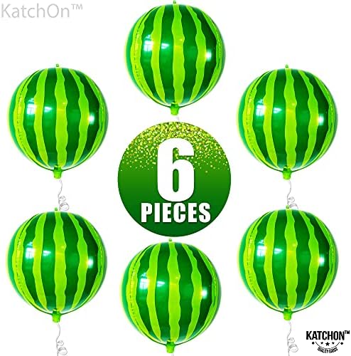 KatchOn Big 22 Inch Watermelon Balloons Pack of 6