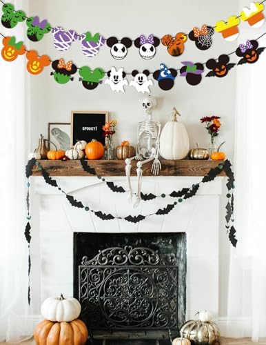 Mouse Halloween Garland Banner for Party Decorations