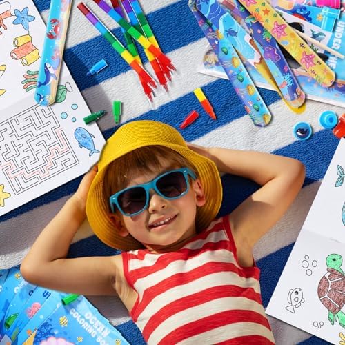 BenLouis 96Pcs Ocean Animals Party Favor Set
