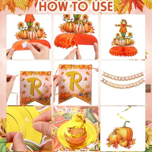 Blosssound Fall for Jesus Decorations 29 Pack
