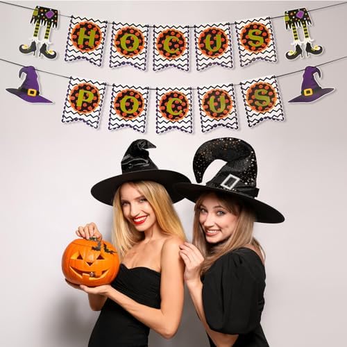 Hocus Pocus Halloween Hanging Banner