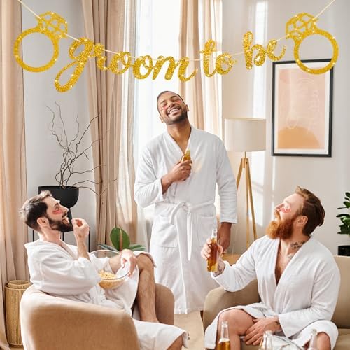Breling Groom to Be Banner 10ft Pre-Strung