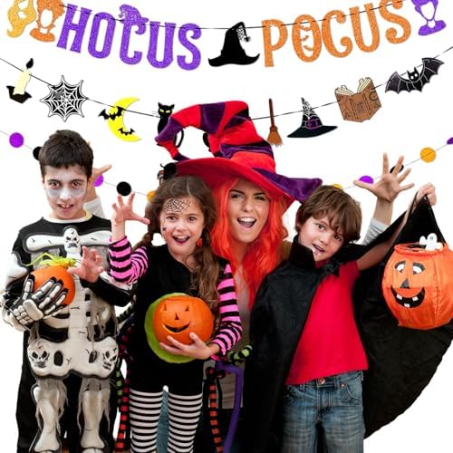 Premium 30pcs Hocus Pocus Halloween Decorations Set