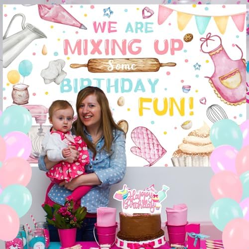 59 Pcs Baking Birthday Party Supplies Set