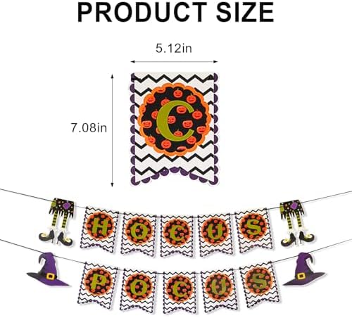 Hocus Pocus Halloween Hanging Banner