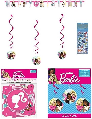 Barbie Birthday Party Supplies Bundle
