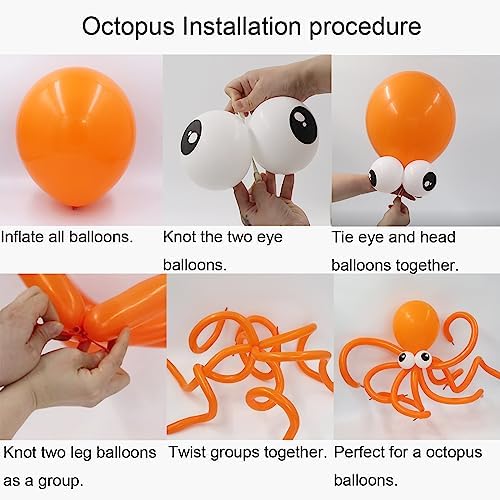 Ocean Themed Party Decorations 165pcs Kit