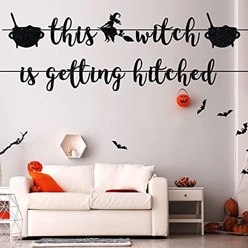 This Witch is Getting Hitched Halloween Banner