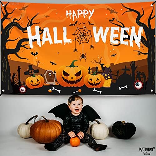 KatchOn Xtra Large Halloween Banner 72x44 Inch