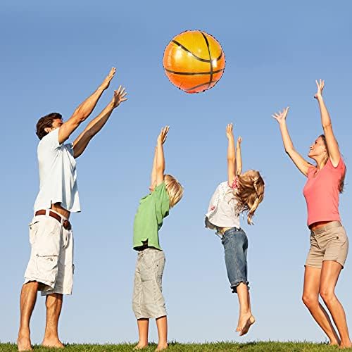 18 Inch Basketball Balloons with Double Sided Dots 10 PCS