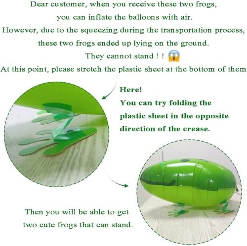 Zafete Walking Frog Balloons Arch Garland Kit