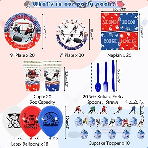 KEFAN Hockey Party Favor Set for 20 Kids