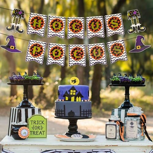 Hocus Pocus Halloween Hanging Banner
