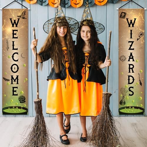 ArtCreativity Welcome Wizards Door Banner 2 Pack
