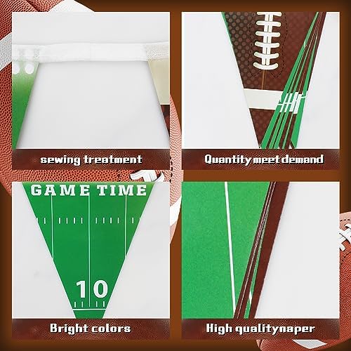 5 Packs Football Birthday Banner Party Decorations