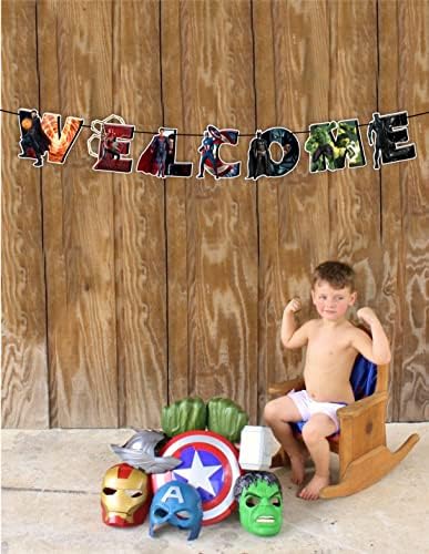 Seyal Suprhero Welcome Banner 10 Feet