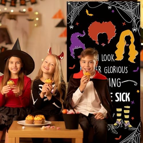 Flaircave Hocus Pocus Witch Sisters Door Banner Halloween Decor