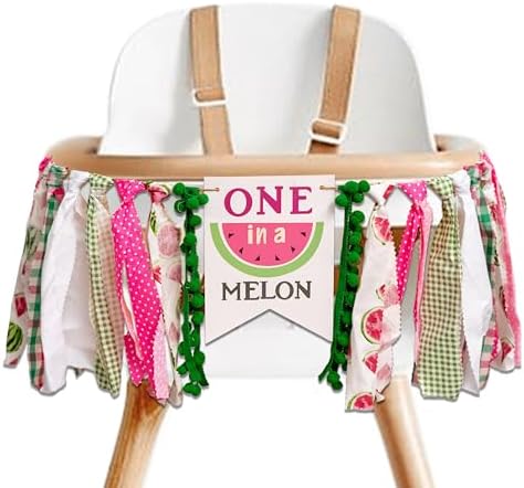 Watermelon High Chair Banner - Fun Birthday Decor