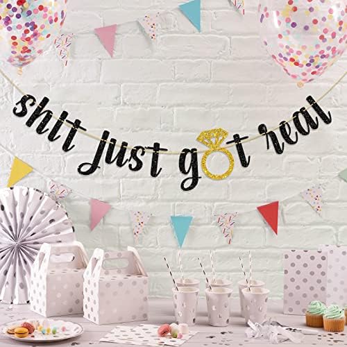 Dalaber Shit Just Got Real Bunting Banner