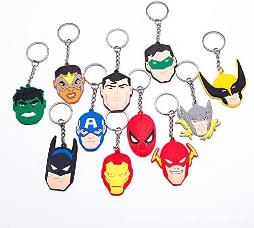 20 Kids Party Favors Key Chains with Fillers
