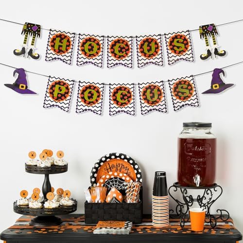 Hocus Pocus Halloween Hanging Banner