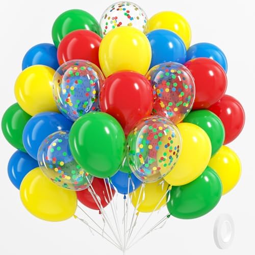 60pcs 12 Inch Latex Balloons for Birthday Party Decorations