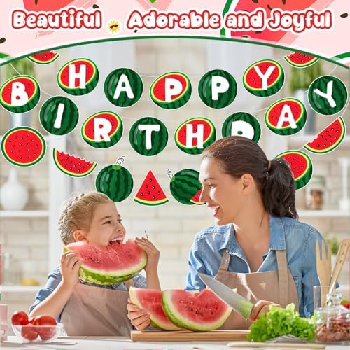 MotiMind Watermelon Birthday Banner Set