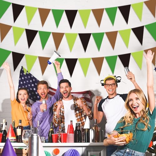 Tiamon 5 Pcs Mining Themed Birthday Decor Banners