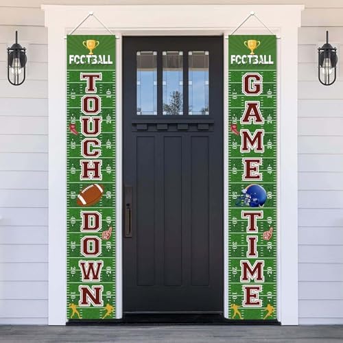 MEHOFOND Football Welcome Banners Game Day Decor