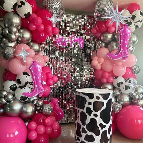 Disco Cowgirl Balloon Arch Kit 158Pcs