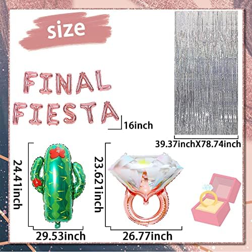 JeVenis Final Fiesta Bachelorette Party Balloon Backdrop Decoration