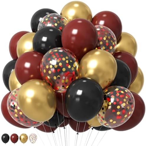 HILAVO 12 Inch Metallic Gold Balloons Party Decor