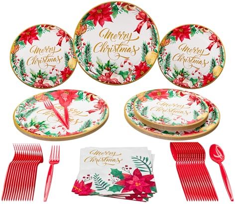 Christmas Party Standard Pack 100 Pieces for 16 Guests