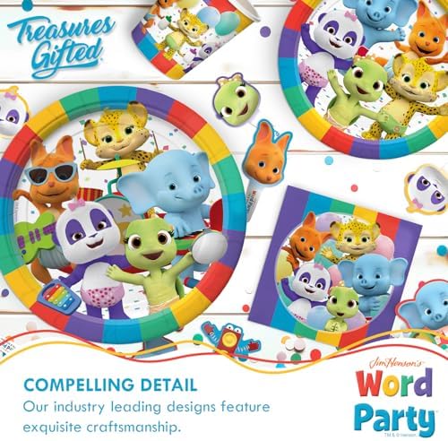 Treasures Gifted Word Party Birthday Banner - 15 Panel Decorations