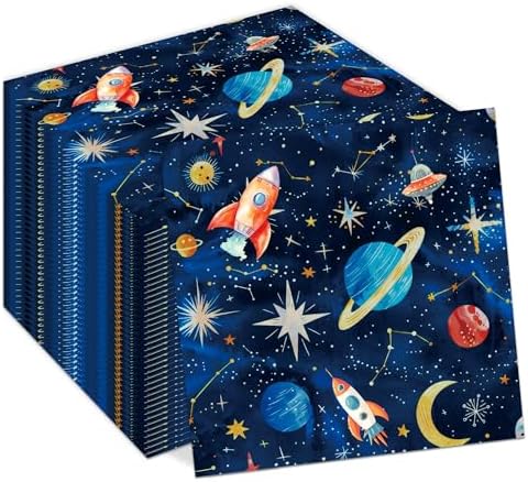 Outer Space Party Napkins 40PCS Disposable