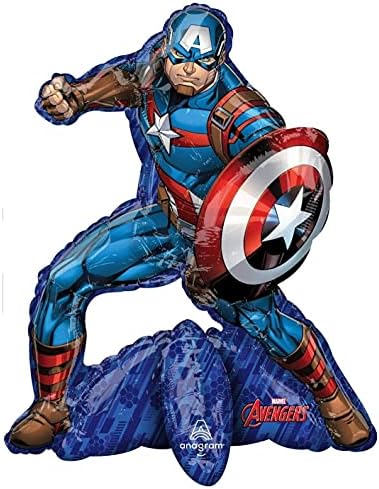 Anagram MD 26 Inch Captain America Balloons Decorations
