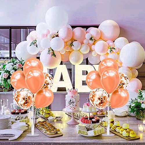Rose Gold Balloon Stand Centerpiece Table Decor for Celebrations
