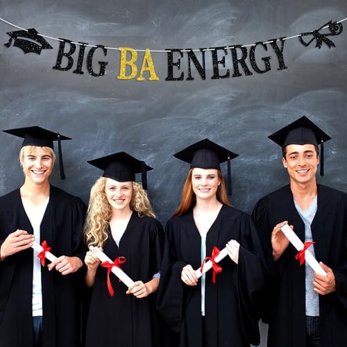 Big BA Energy Banner Graduation Celebration Decorations