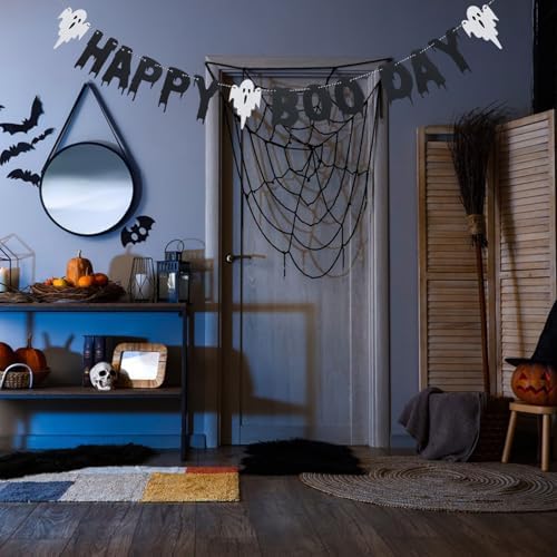 Happy Boo Day Banner Halloween Decor