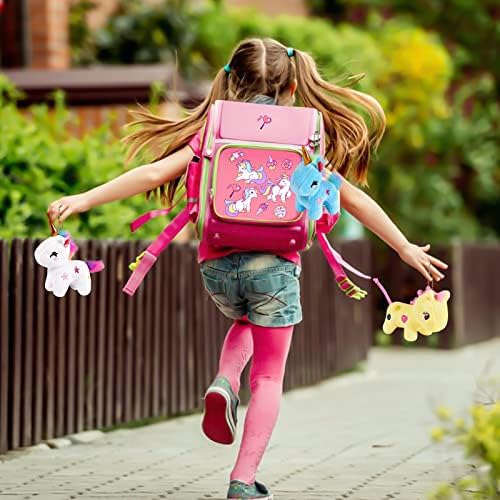 12Pcs Mini Plush Unicorn Party Favors Set