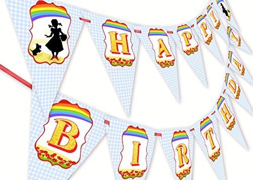 Wizard Happy Birthday Banner Pennant 1