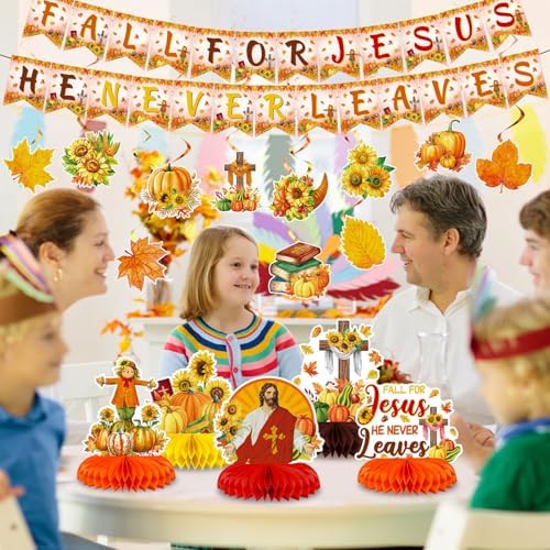 Blosssound Fall for Jesus Decorations 29 Pack