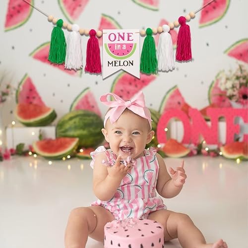 Watermelon High Chair Banner for Kids Party Decor