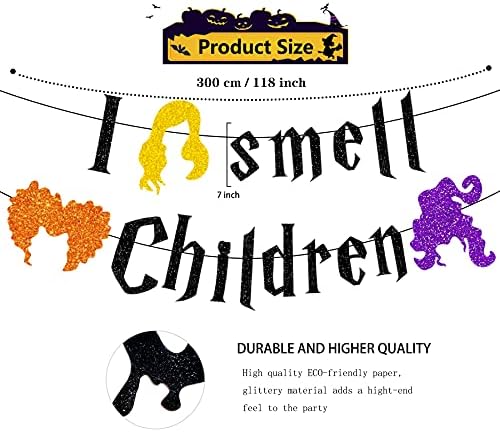 I Smell Children Halloween Banner for Fireplace and Office