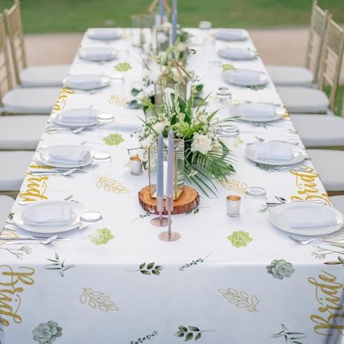 Sage Green Bridal Shower Tablecloths 3 Pack 54x108 Inch