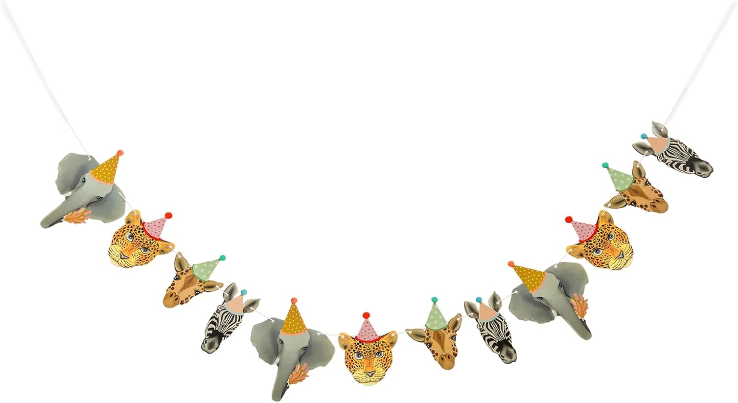 Jungle Safari Animal Party Decorations Banner